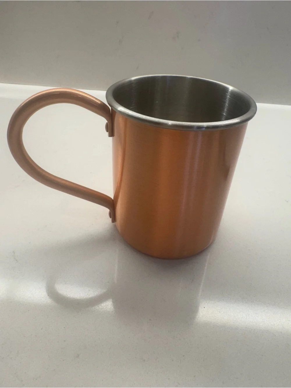 Tito's Copper-Colored Moscow Mule Mug with Handle